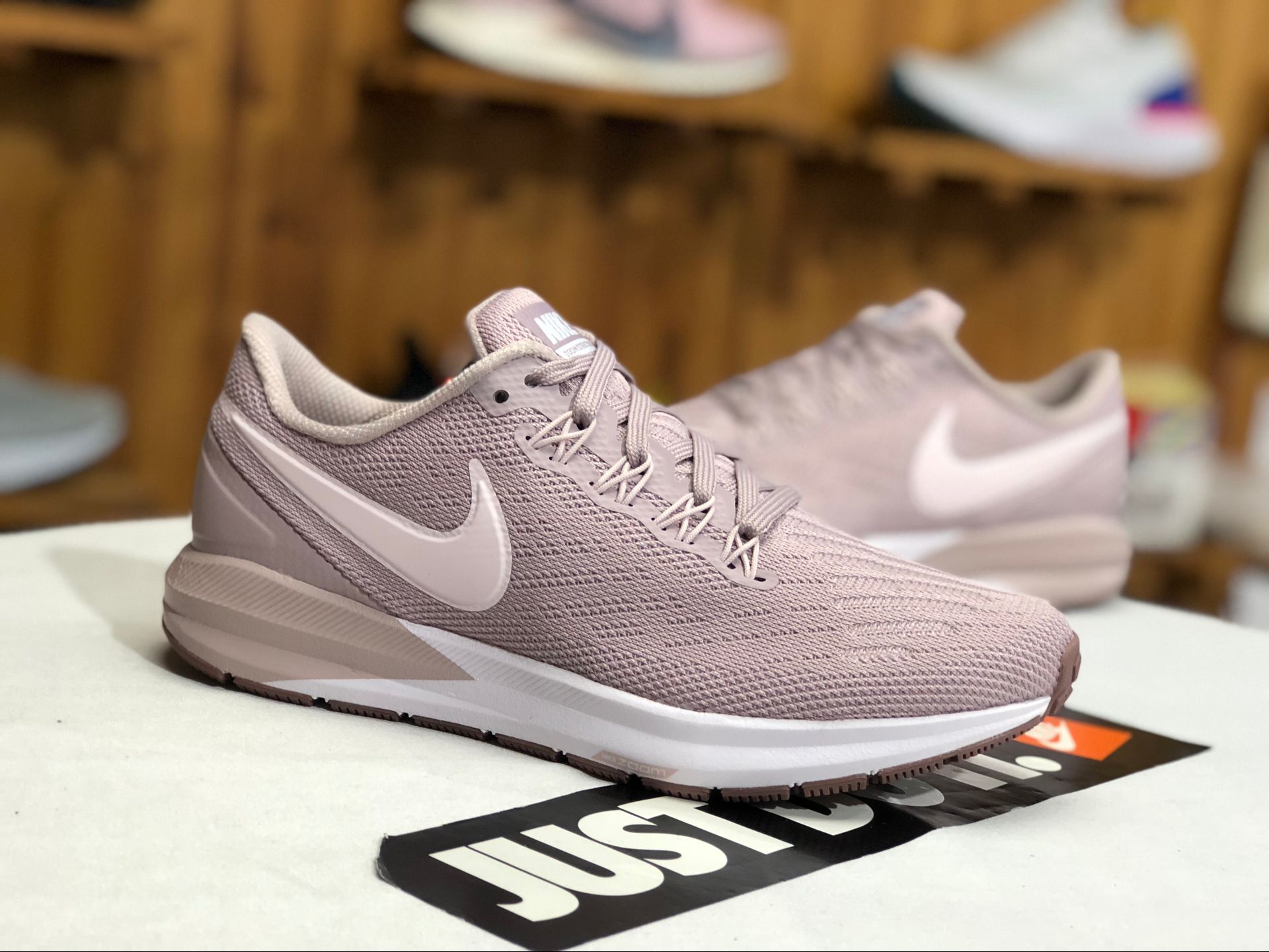 Nike Air Zoom Structure 22 Light Purple Running Shoes For Women